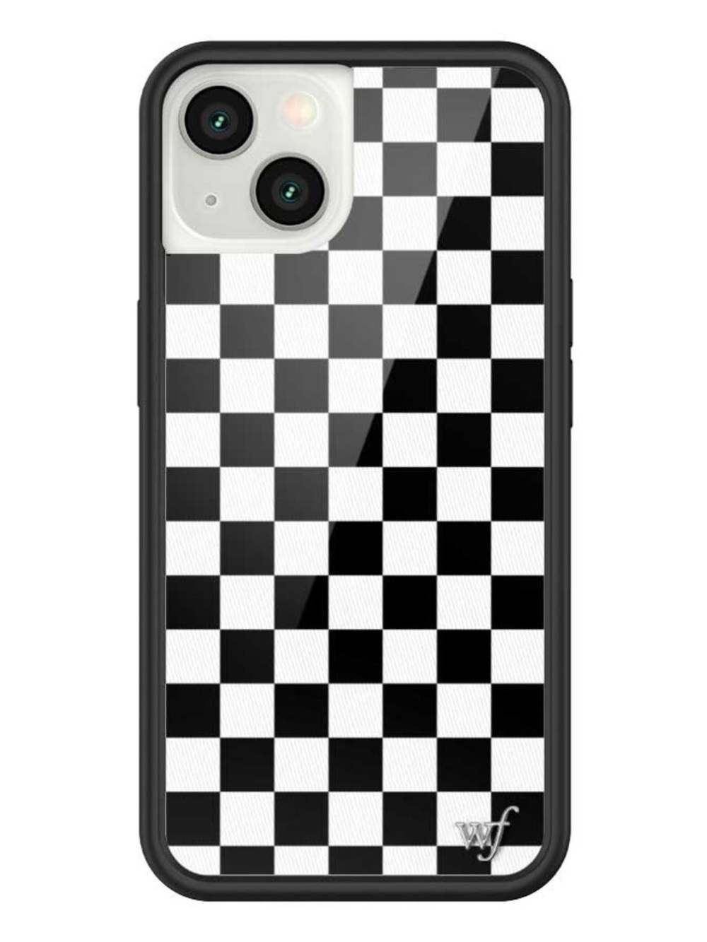 Black & White Checkerboard Phone case - IPhone 11 - Wildflower